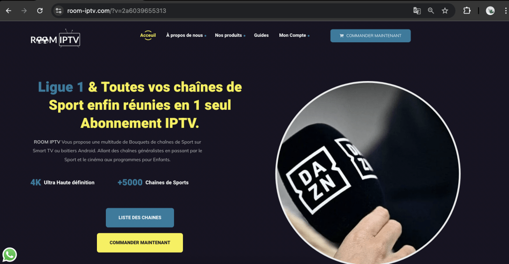 Renouveler votre Abonnement IPTV sur Room IPTV