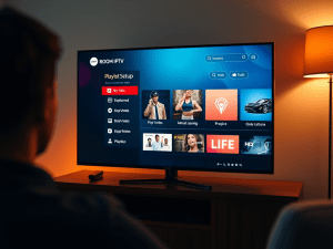 Configuration de l'application room iptv 1 ROOM IPTV N1 EN EUROPE Abonnement IPTV